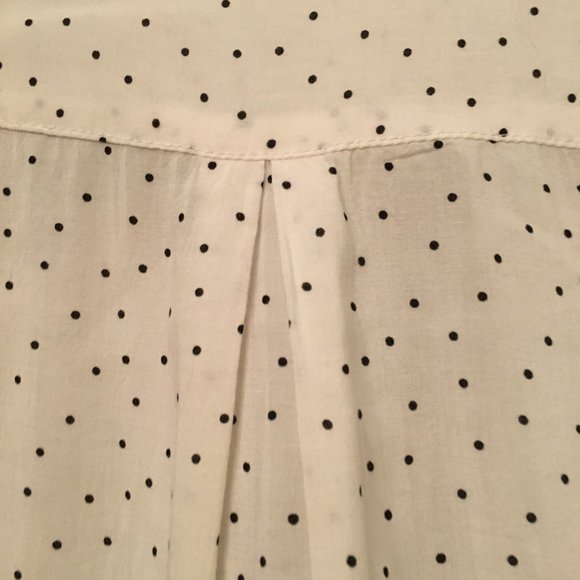 Itty Bitty Polka Dot Button Down Bamboo Dress Shirt In Medium - Picture 6 of 10